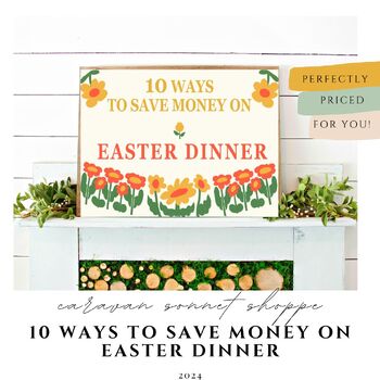 Preview of Personal Finance: Easter Dinner Money Saving Tips/Holiday/Financial Literacy/