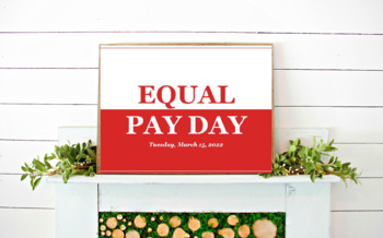 Preview of Personal Finance:Equity Pay/Equal Pay Day/Workforce Discrimination/Financial Lit