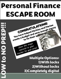 Personal Finance Escape Room (Saving and Budgeting Breakou