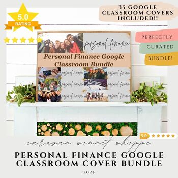 Preview of Personal Finance Google Classroom Banners/google classroom/financial literacy