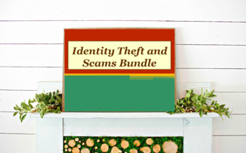 Preview of Personal Finance Identity Theft/Scams Unit Bundle/Life Skills/Financial Literacy