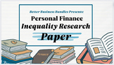 Personal Financial Literacy: Inequality Research Paper (New Item)