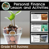 Personal Finance Lesson & Activities (Grade 9-12 Business) 