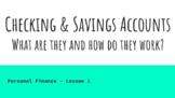 Personal Finance PDF: Checking & Savings Accounts