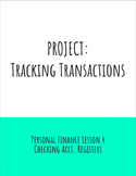 Personal Finance PROJECT: Tracking Transactions