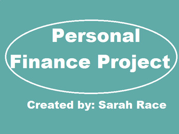 Preview of Personal Finance Project: Communication
