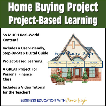 Preview of Personal Finance Project - Home Buying Activity (Project-Based Learning PBL)