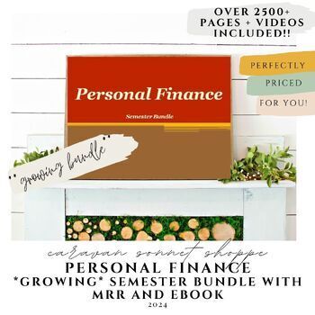 Preview of Personal Finance *GROWING*SEMESTER PLUS the Roadmap to Riches 3.0 Course!