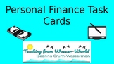 Personal Finance Task Cards For Teens