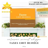 Personal Finance: Taxes Unit Bundle/W2/Federal/State Taxes