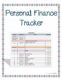 Personal Finance Tracker using Google Sheets