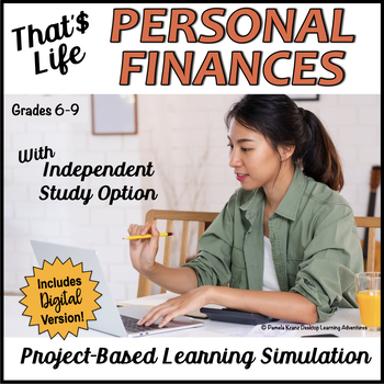 Preview of Personal Finance Unit - PBL Simulation - Print and Google™ Drive