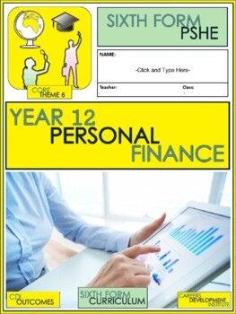 Preview of Personal Finance Yr 12 Work Booklet
