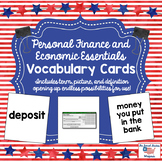 Personal Finance and Economic Essentials Vocabulary Cards