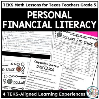 Preview of Budgeting, Types of Taxes & Income: TEKS Personal Financial Literacy Activities