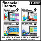 Personal Financial Literacy Digital Math Activity Bundle |