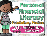 Personal Financial Literacy [Economics] Vocabulary Posters