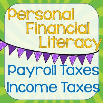 Preview of Personal Financial Literacy - Income Tax PowerPoint