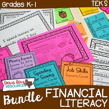 Preview of Personal Financial Literacy Bundle: Kindergarten & First Grade (Money & Income)
