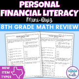 Personal Financial Literacy Mini Quiz | STAAR New Question