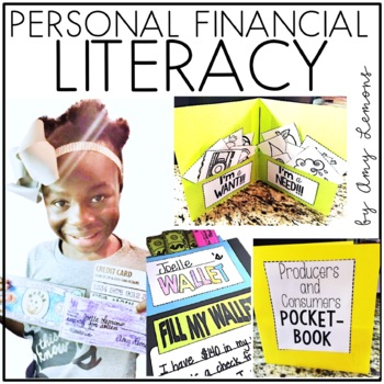 Preview of Personal Financial Literacy Unit with Wants vs Needs, Producers and Consumers