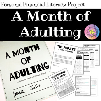 Preview of Personal Financial Literacy Project: 4th & 5th Grade (A Month of Adulting)