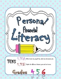 Personal Financial Literacy TEKS 5.10A 5.10B Task Cards