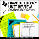 Personal Financial Literacy Review Scavenger Hunt | Person