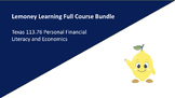 Preview of Personal Financial Literacy and Economics Full-Course Bundle (TEKS aligned)
