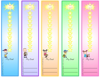 Personal Goal Charts {3 sizes for behavior, social or academic goals}