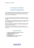 Personal Growth for Teens - Curriculum Overview