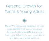 Personal Growth for Teens & Young Adults - Facilitator's Package