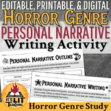 Personal Horror Narrative Writing Activity | Printable & Digital