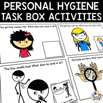 Preview of Personal Hygiene Activities | Life Skills Task Box