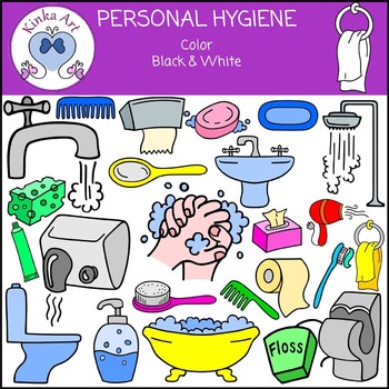Preview of Personal Hygiene / Cleanliness Clip Art