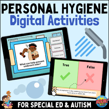 Preview of Personal Hygiene Digital Activity Bundle for Special Education & Autism