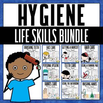 Preview of Personal Hygiene Functional Life Skills Special Education Activities Bundle