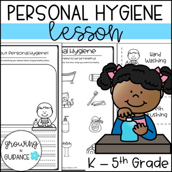 Preview of Personal Hygiene Lesson with PPT Presentation: K-5th Grade