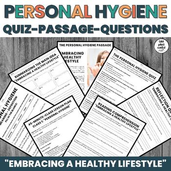 Preview of Personal Hygiene Lessons | Self-Assessment | Activities | Middle School
