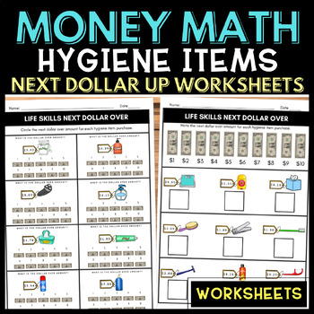 Preview of Personal Hygiene Next Dollar Up Printable Worksheets Special Education