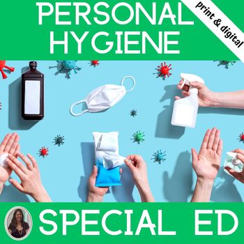 Preview of Hygiene for Special Education Personal Hygiene Worksheets PRINT AND DIGITAL