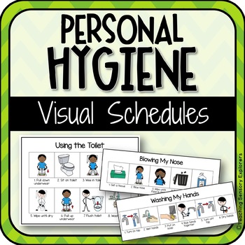 Preview of Personal Hygiene Visual Schedules (Autism) BUNDLE