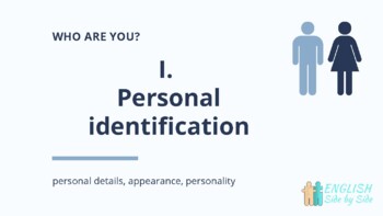 Preview of Personal Identification