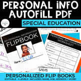 Personal Information Autofill PDF: Flip Books + Forms | 4 