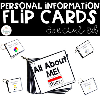Preview of Personal Information Cards | Life Skills | Special Education