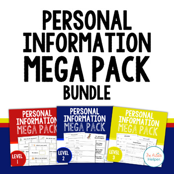 Preview of Personal Information Mega Pack {BUNDLE}