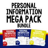 Personal Information Mega Pack {BUNDLE}