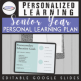Senior Year Personal Learning Plan {Editable Google Slides}