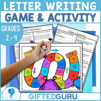 Preview of Personal Letter Writing Game and Friendly Letter Activity 2nd Grade - 4th Grade