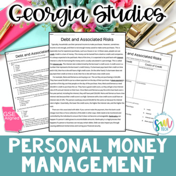 Preview of Personal Money Management Reading BUNDLE (SS8E3) GSE Aligned NO PREP